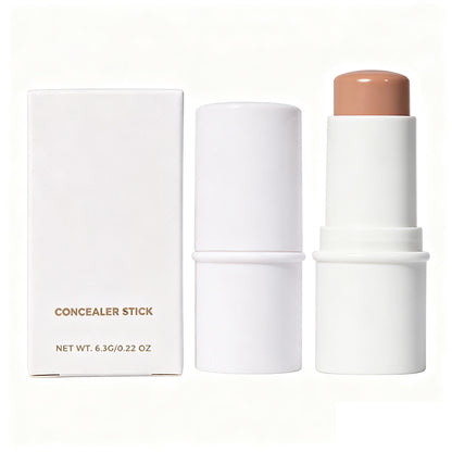 10 Color Creamy Concealer Stick Long Lasting Waterproof Full Coverage White Tube