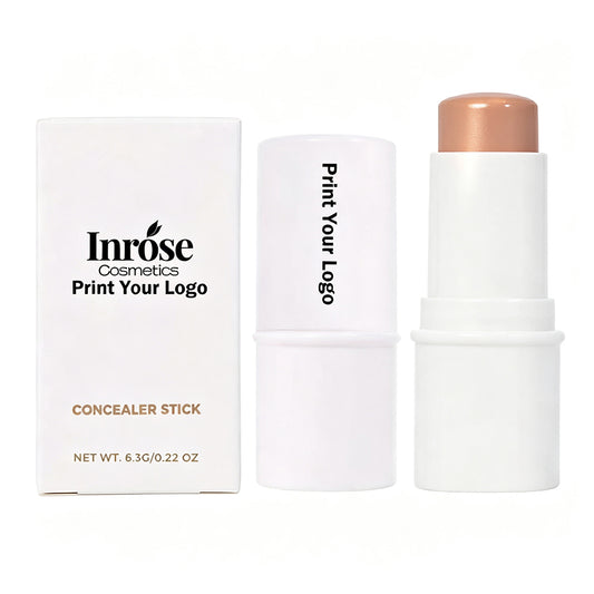 10 Color Creamy Concealer Stick Long Lasting Waterproof Full Coverage White Tube