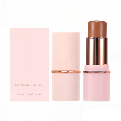 10 Color Creamy Concealer Stick Natural Waterproof Full Coverage Pink Tube