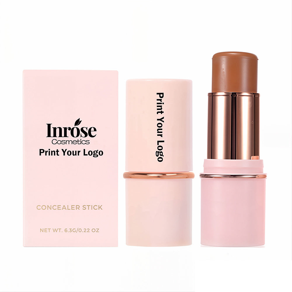 10 Color Creamy Concealer Stick Natural Waterproof Full Coverage Pink Tube