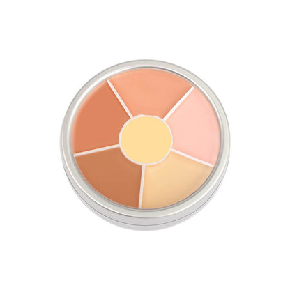6 color concealer contour palette no-sticky full coverage moisturizing