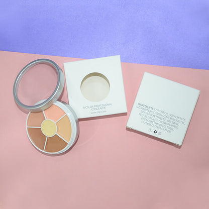 6 color concealer contour palette no-sticky full coverage moisturizing