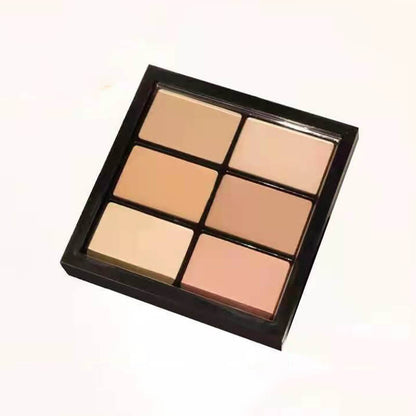 6 color concealer palette cream full coverage matte finish long lasting