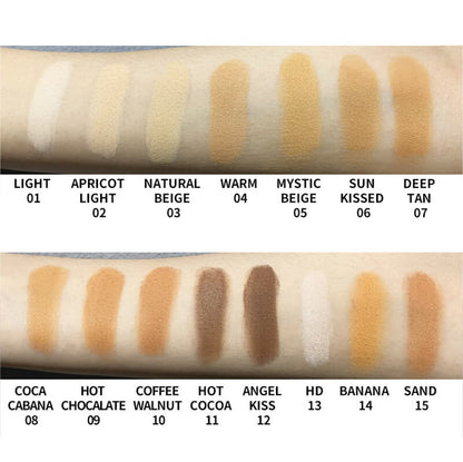 15 color concealer matte contour compact powder high pigmented