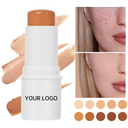 10 color concealer stick long lasting waterproof full coverage white tube