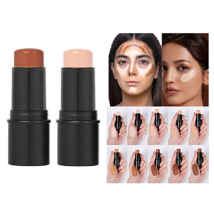 10 color concealer stick waterproof high pigment full coverage black tube