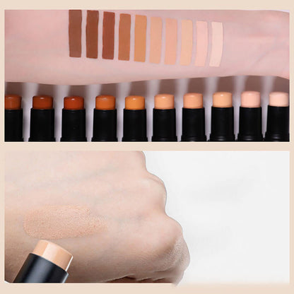 10 color concealer stick waterproof high pigment full coverage black tube