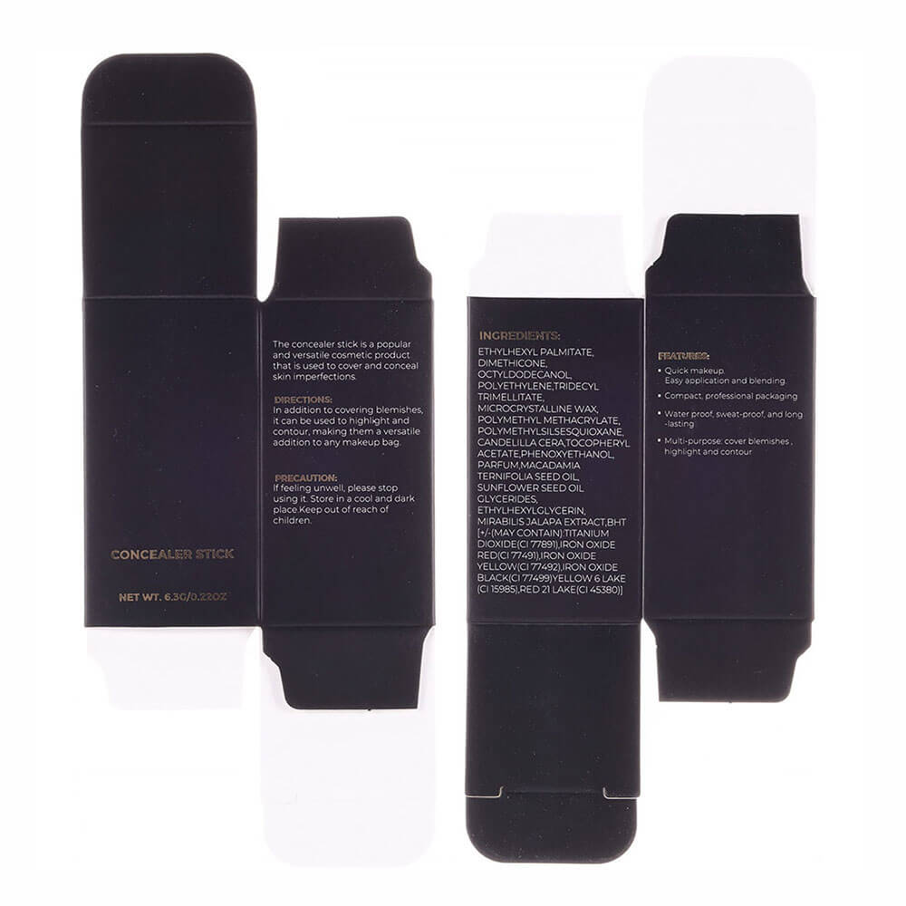 10 color concealer stick waterproof high pigment full coverage black tube