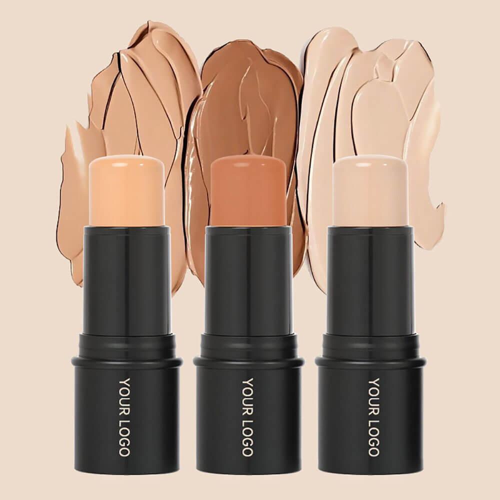 10 color concealer stick waterproof high pigment full coverage black tube