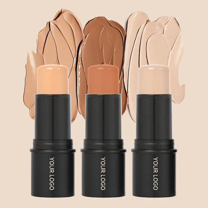 10 color concealer stick waterproof high pigment full coverage black tube