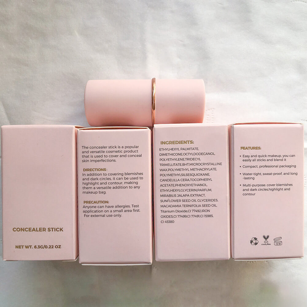 10 color concealer stick natural waterproof full coverage pink tube