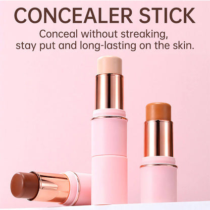 10 color concealer stick natural waterproof full coverage pink tube
