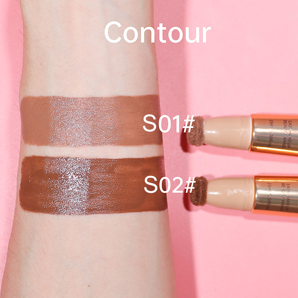 Enlumineur liquide 6 couleurs, baume scintillant, haute pigmentation