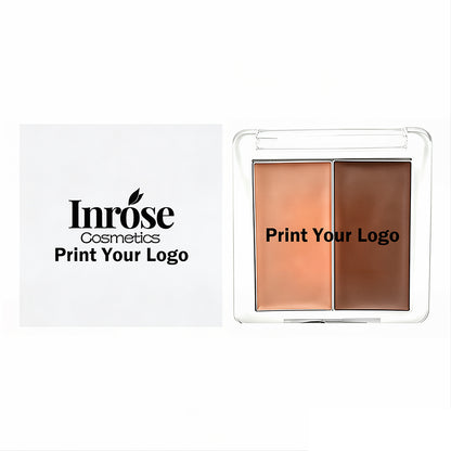 DIY Palette Contour & Blush & Highlighter Cream Matte Long-Lasting Waterproof