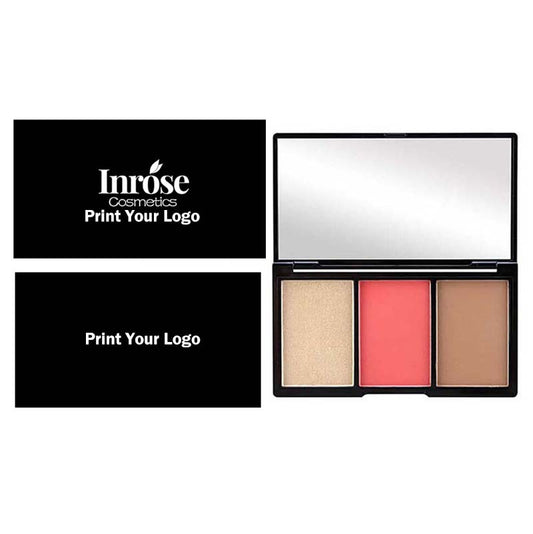 Blush contour 3 en 1, illuminateur, haute pigmentation, nature douce