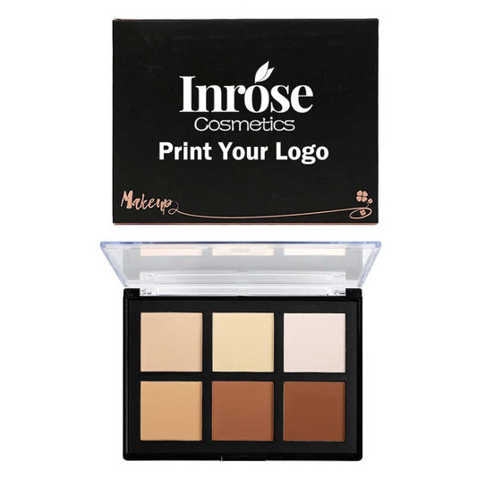 6 color contour palette face shadow concealer brighten private label