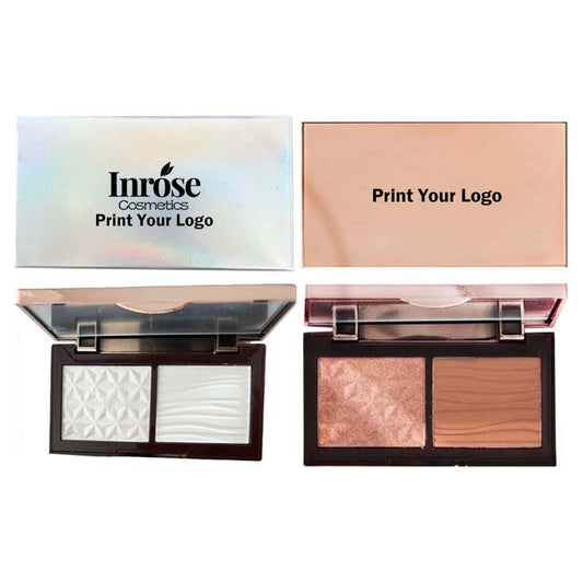 Palette contouring 5 couleurs, poudre illuminatrice, blush nacré diamant