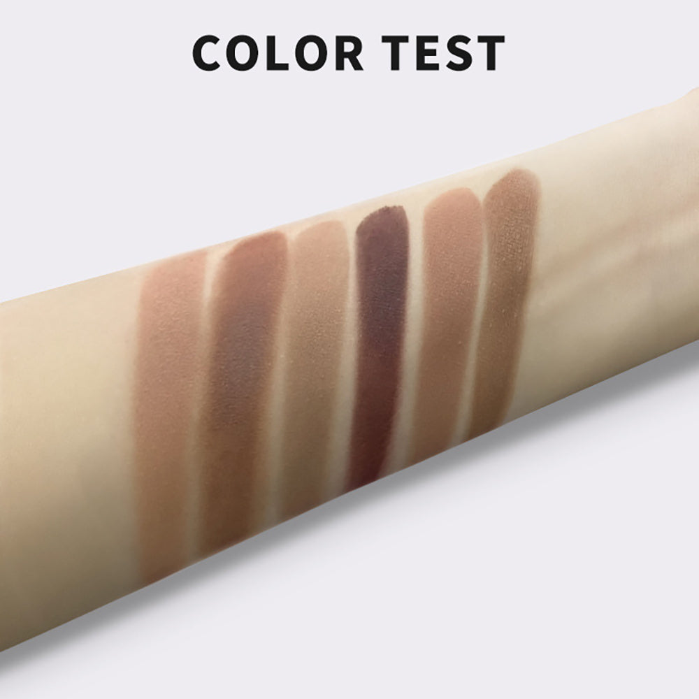 Palette contouring 6 couleurs pour le visage et le nez, ombre à paupières longue tenue, marque privée