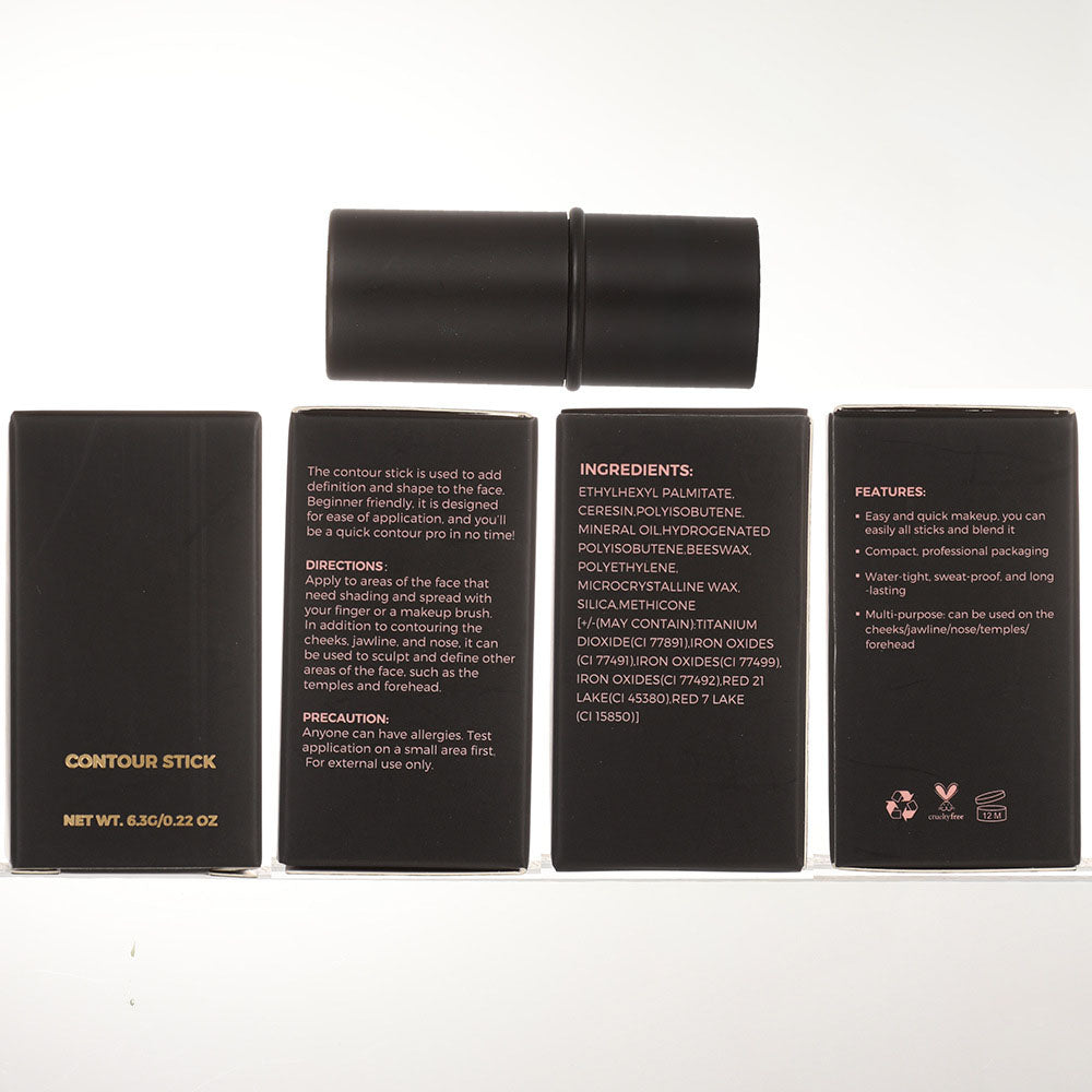 Stylo contouring 11 couleurs, ombre à paupières naturelle pour le nez, waterproof et non testé sur les animaux