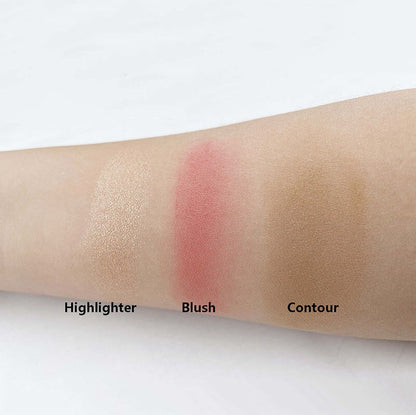 3-in-1 contour blush highlighter high pigmented docile nature