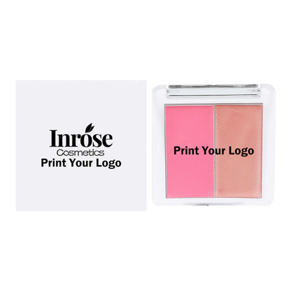 DIY Palette Contour & Blush & Highlighter Cream Matte Long-Lasting Waterproof