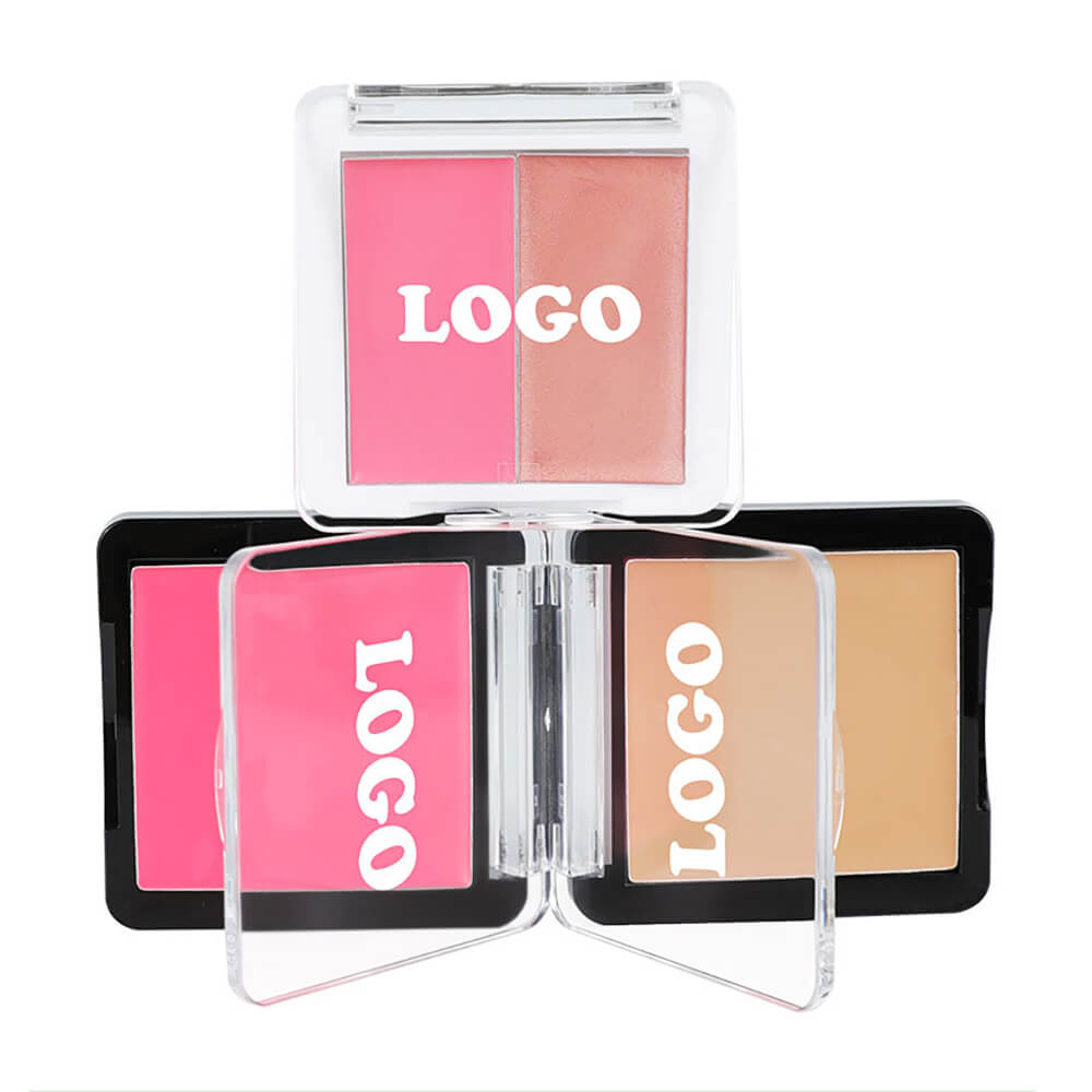 DIY Palette Contour & Blush & Highlighter Cream Matte Long-Lasting Waterproof