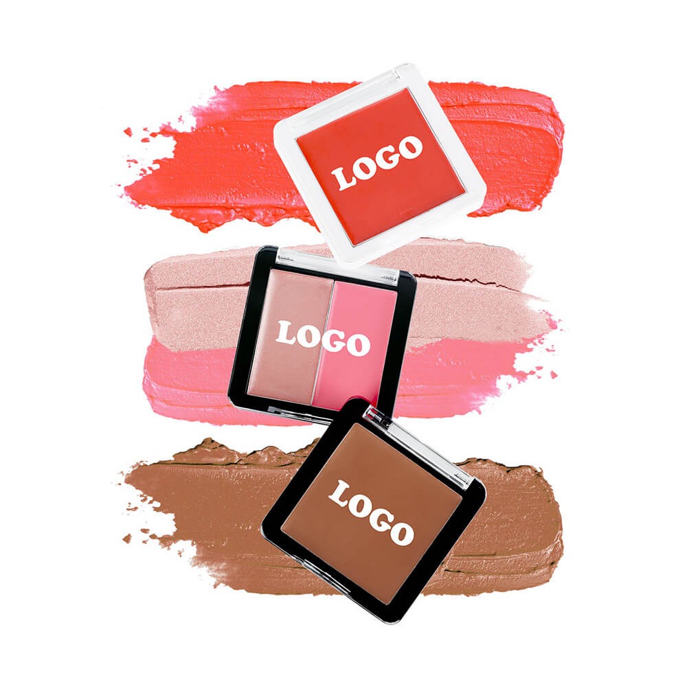 DIY Palette Contour & Blush & Highlighter Cream Matte Long-Lasting Waterproof