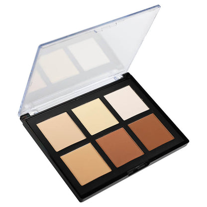 6 color contour palette face shadow concealer brighten private label