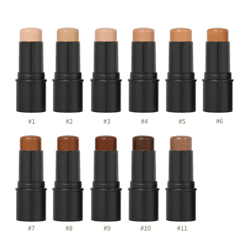 11 color contour stick natural nose shadow pen waterproof cruelty free