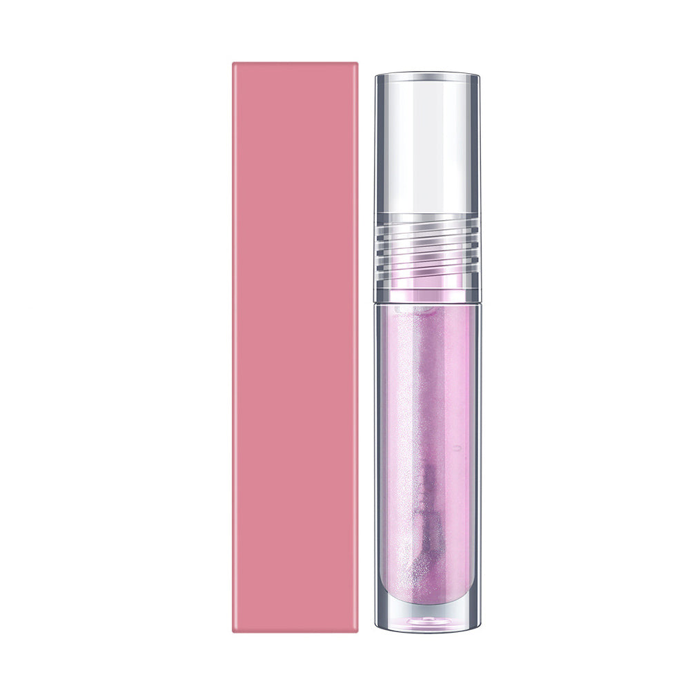 6-Shade "Ice Bomb" Plumping Lip Oil Cooling Dewy Lip Gloss Zinc Alloy Applicator