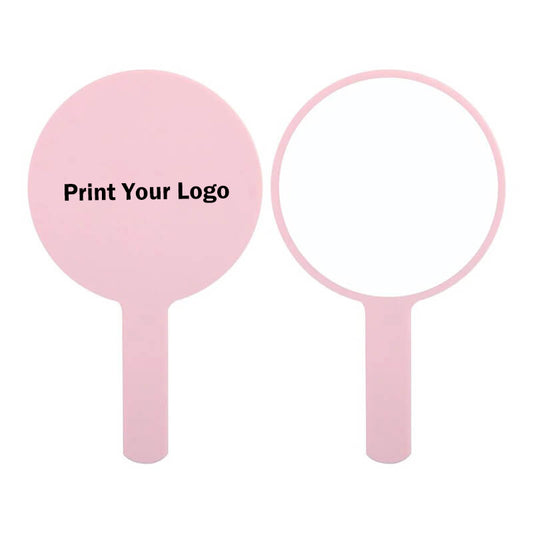 5 color makeup mirror round shape dressing portable handheld mirrors 10*17cm
