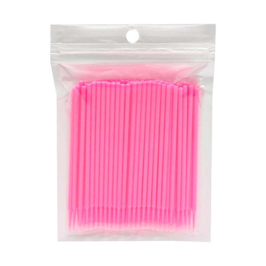 Cotton swab stick eyelash clean brush extension dental applicator tips 100pcs/bag