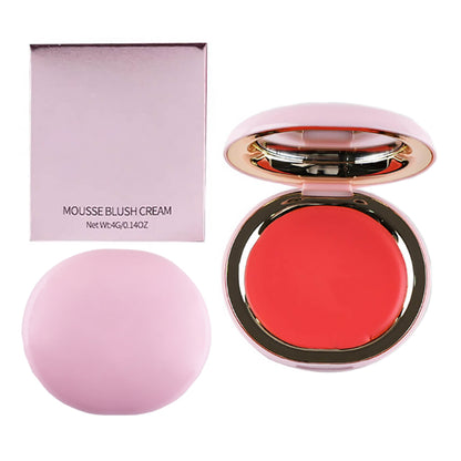 5 color cream blush cheek blusher lip mud nude high pigmented private label