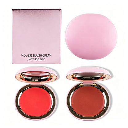 5 Color Cream Blush Cheek Blusher Lip Mud Nude High Pigmented Private Label