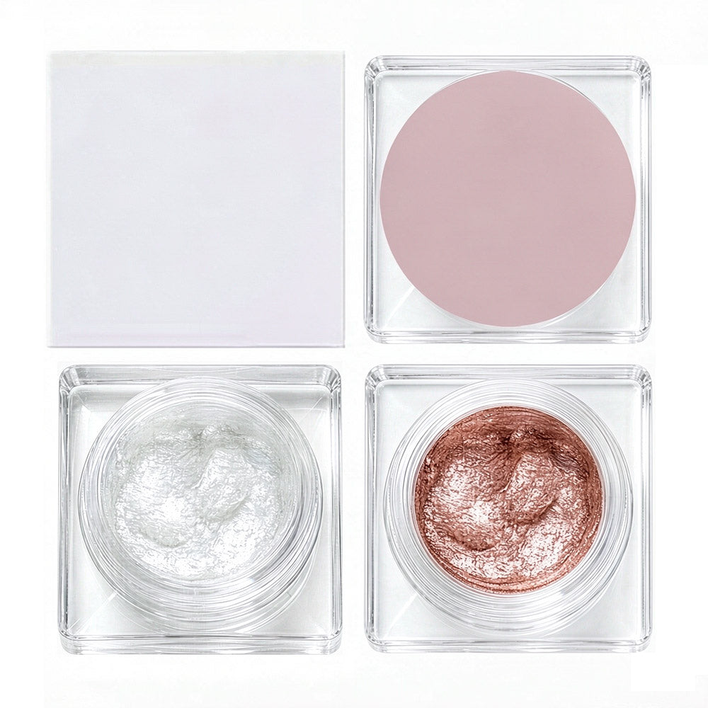 10-Color Cream Eyeshadow Shimmer Waterproof Long-Lasting High Pigmented
