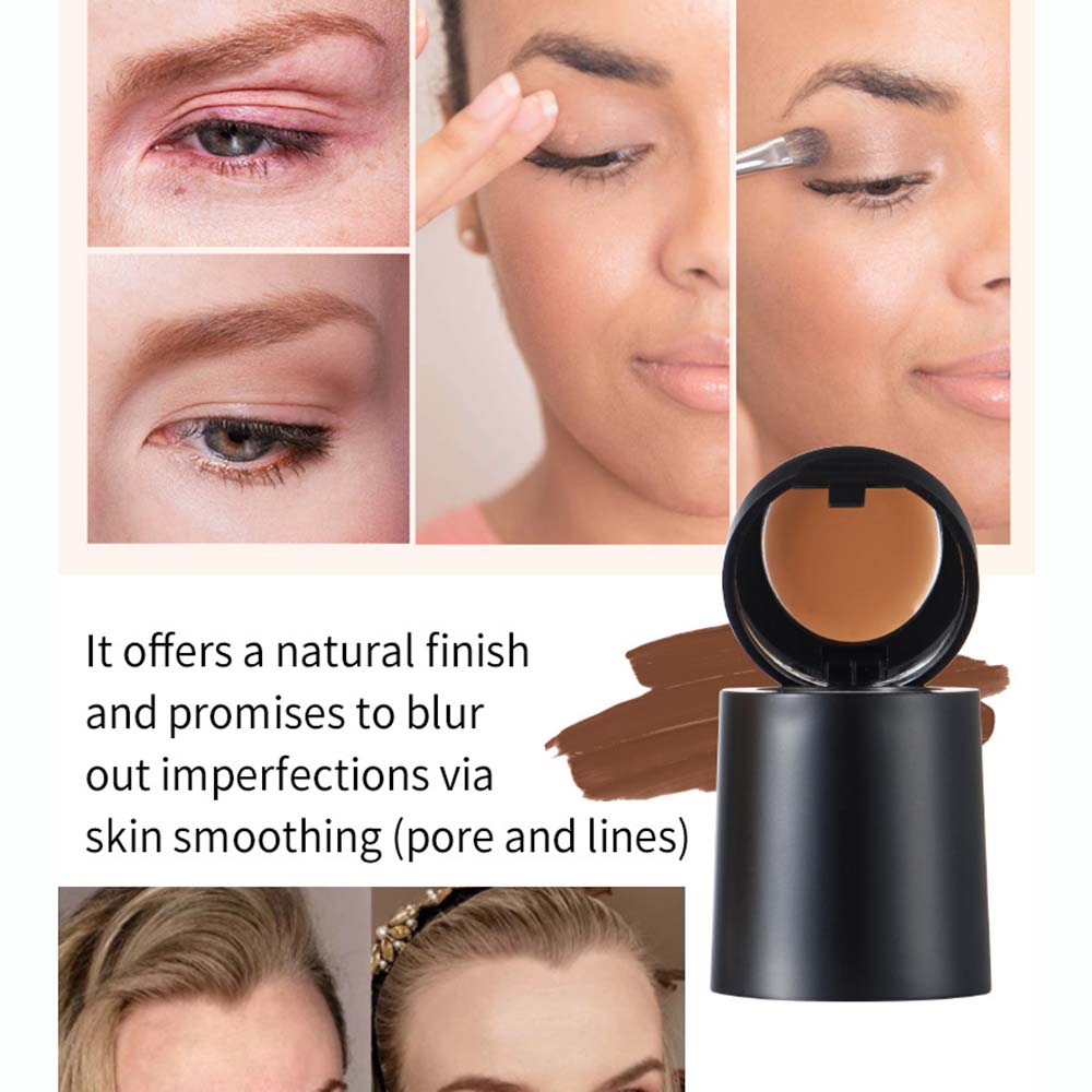 14-Color 2-in-1 Foundation & Concealer Full Coverage Moisturizing Primer High Pigment