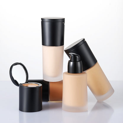 14-Color 2-in-1 Foundation & Concealer Full Coverage Moisturizing Primer High Pigment