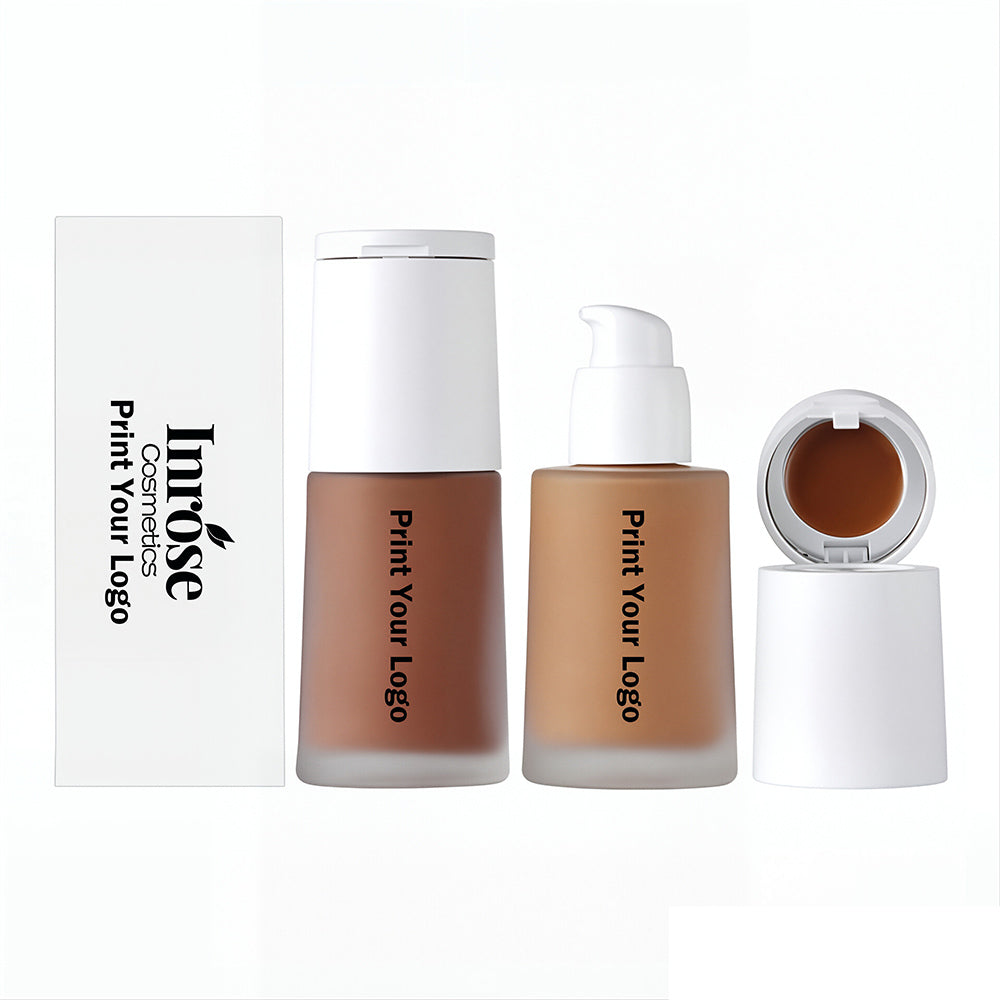 14-Color 2-in-1 Foundation & Concealer Full Coverage Makeup Primer High Pigment