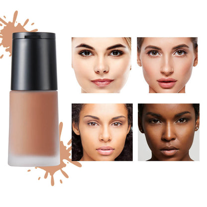 14-Color 2-in-1 Foundation & Concealer Full Coverage Moisturizing Primer High Pigment