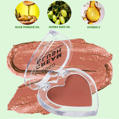 13-Color Cream Blush Palette Multi-Use Long-Lasting High-Pigment Blushes Vegan