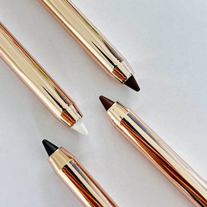 4 Color Matte Eyeliner Gel Sharpener Eye Line Pen Waterproof Long-Lasting