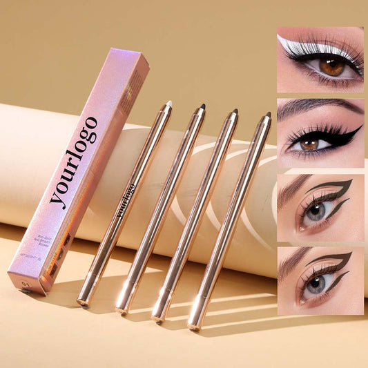 4 Color Matte Eyeliner Gel Sharpener Eye Line Pen Waterproof Long-Lasting