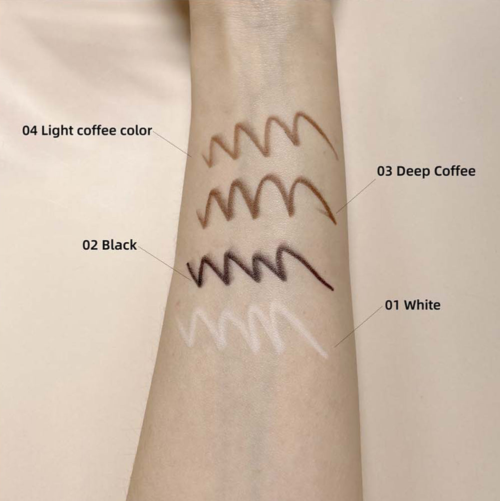 4 Color Matte Eyeliner Gel Sharpener Eye Line Pen Waterproof Long-Lasting