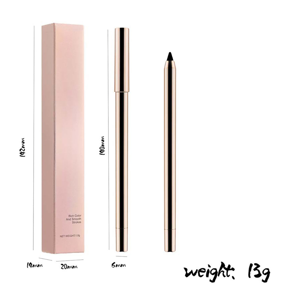 4 Color Matte Eyeliner Gel Sharpener Eye Line Pen Waterproof Long-Lasting