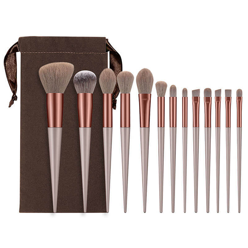 13 pcs makeup brush set beginner travel soft brushes portable