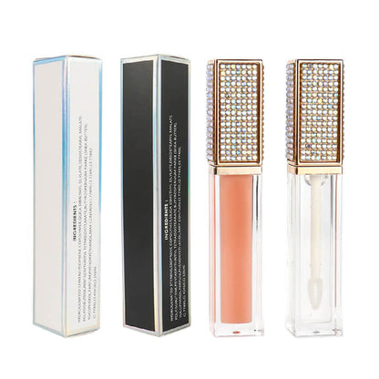 20 color nude lip gloss matte liquid lipstick long lasting diamond tube