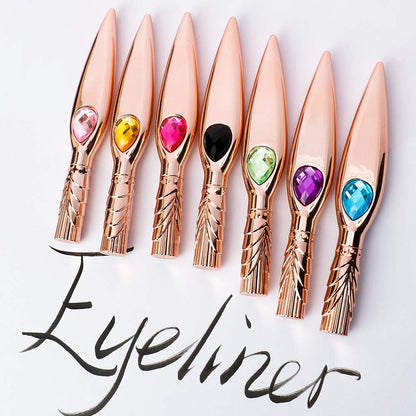 7 Color Liquid Eyeliner Waterproof Dry-Quick Diamond Eye Line Private Label