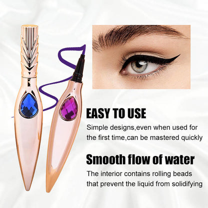 7 Color Liquid Eyeliner Waterproof Dry-Quick Diamond Eye Line Private Label