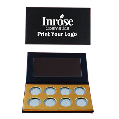8 color DIY eyeshadow palette matte shimmer glitter high pigmented