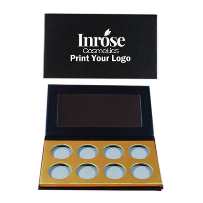 8 color DIY eyeshadow palette matte shimmer glitter high pigmented